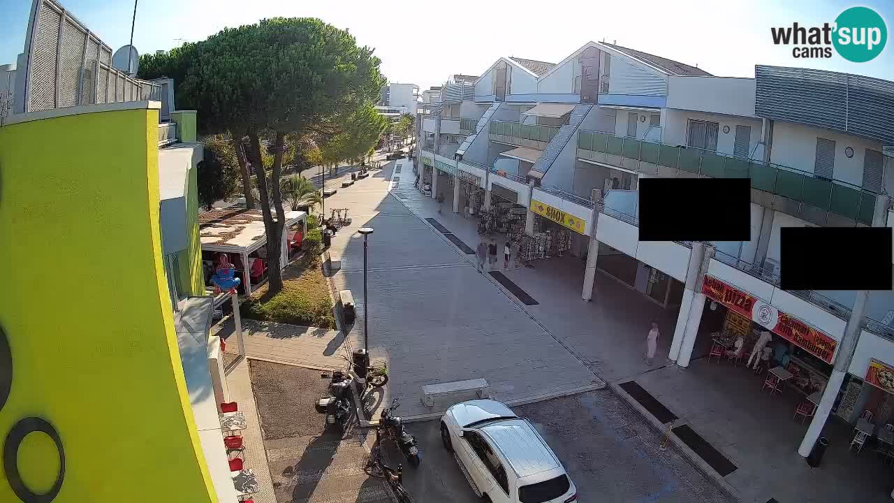 Webcam Bibione Einkaufsstraße – Liveblick