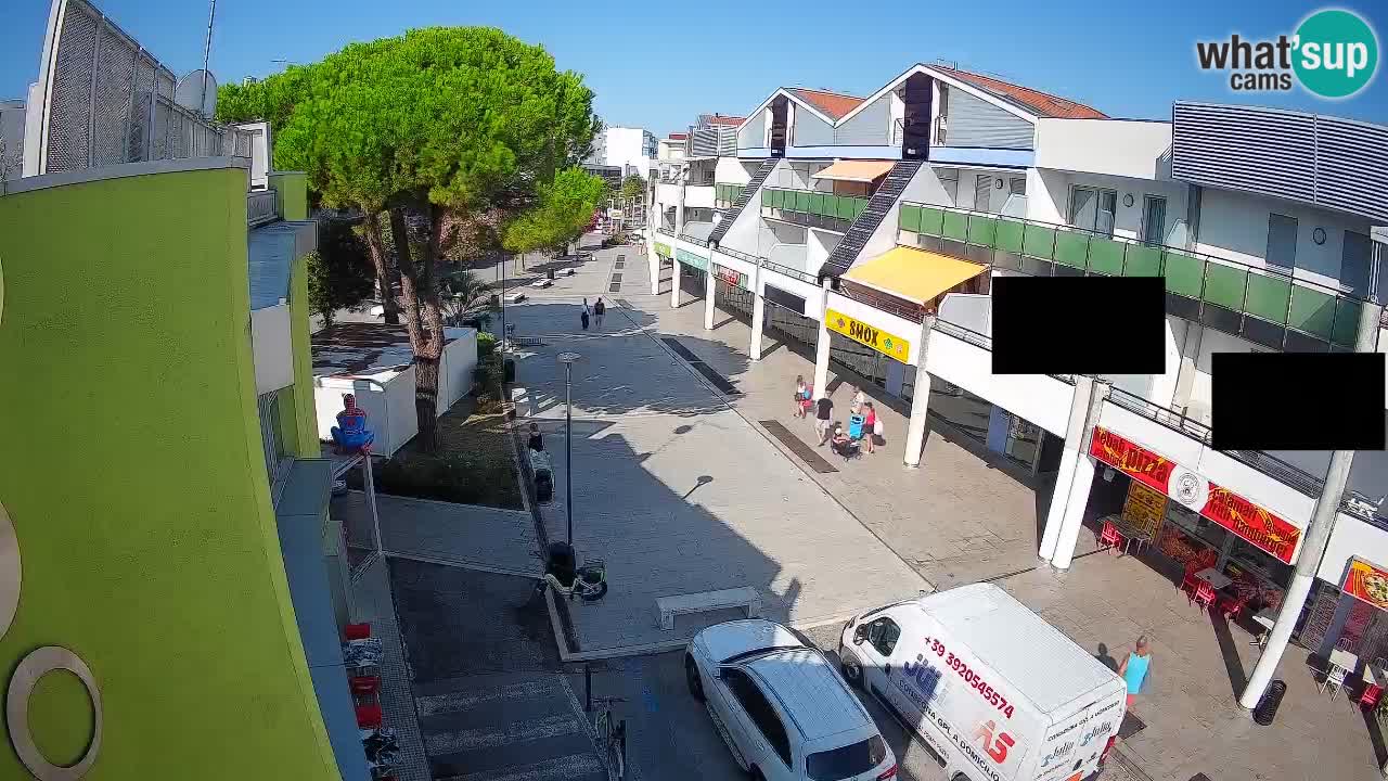 Webcam Bibione Einkaufsstraße – Liveblick