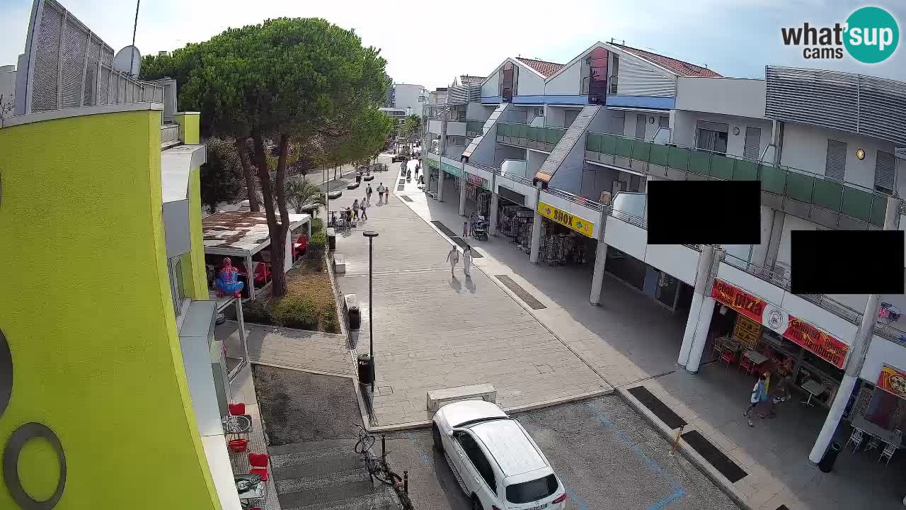 Webcam Bibione Einkaufsstraße – Liveblick