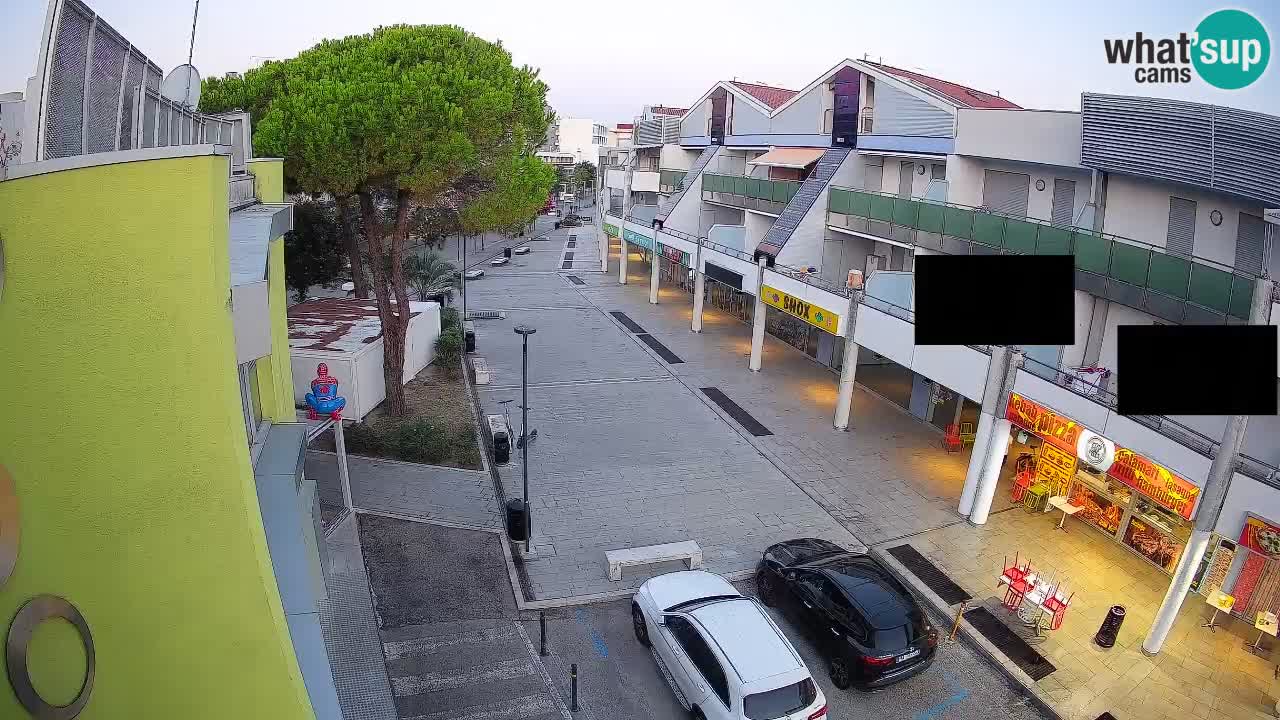 Webcam Bibione Einkaufsstraße – Liveblick