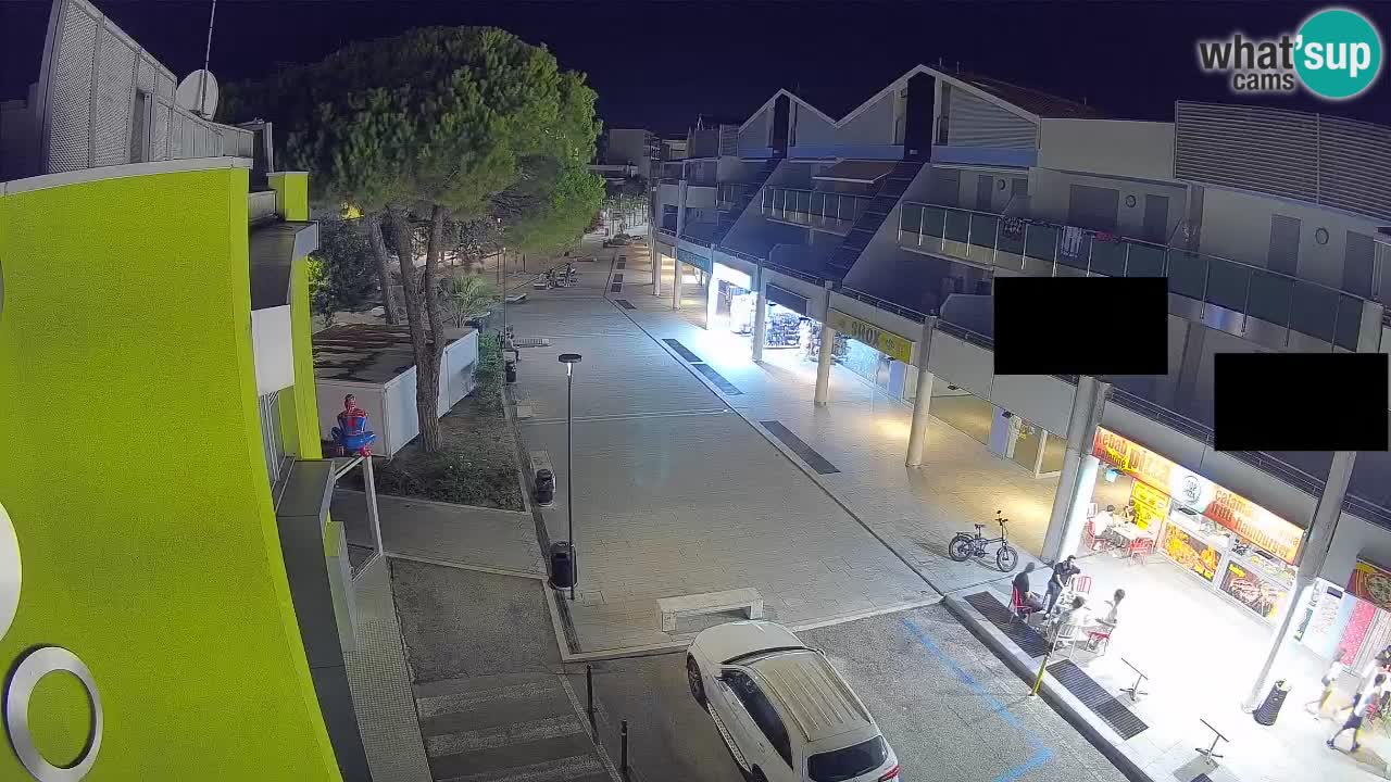 Web kamera Bibione – Trgovačka ulica uživo