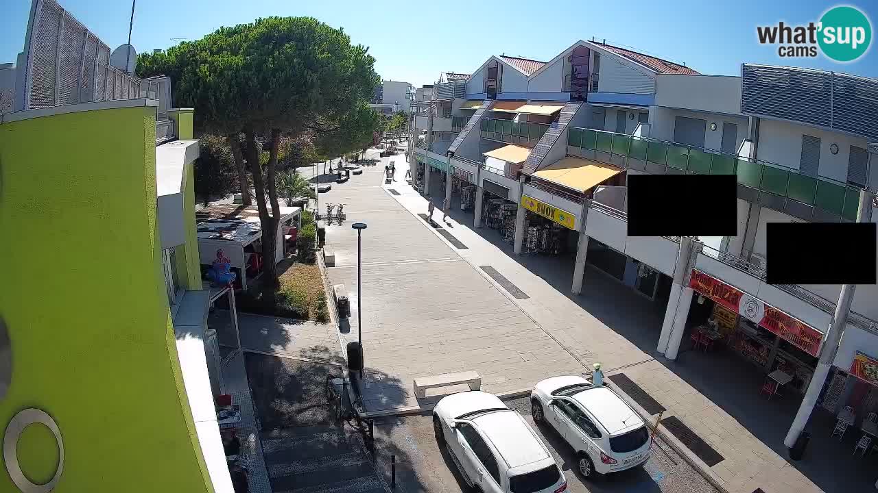Webcam Rue Commerçante de Bibione – Vue en direct