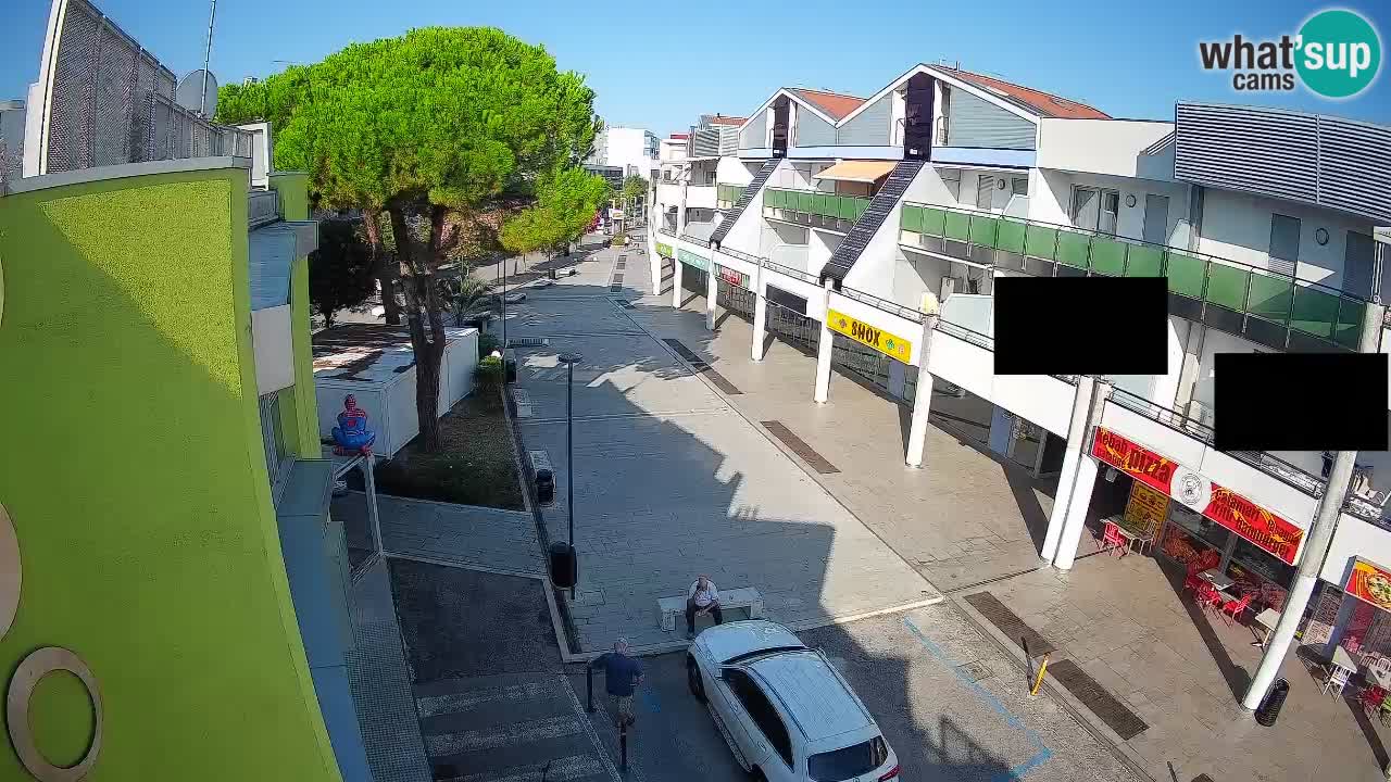 Webcam Bibione Einkaufsstraße – Liveblick