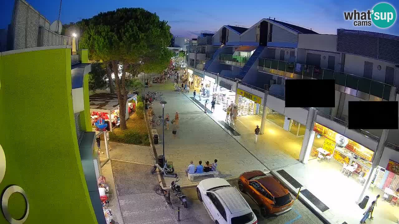 Web kamera Bibione – Trgovačka ulica uživo