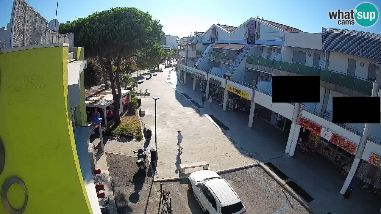 Webcam Bibione Einkaufsstraße – Liveblick