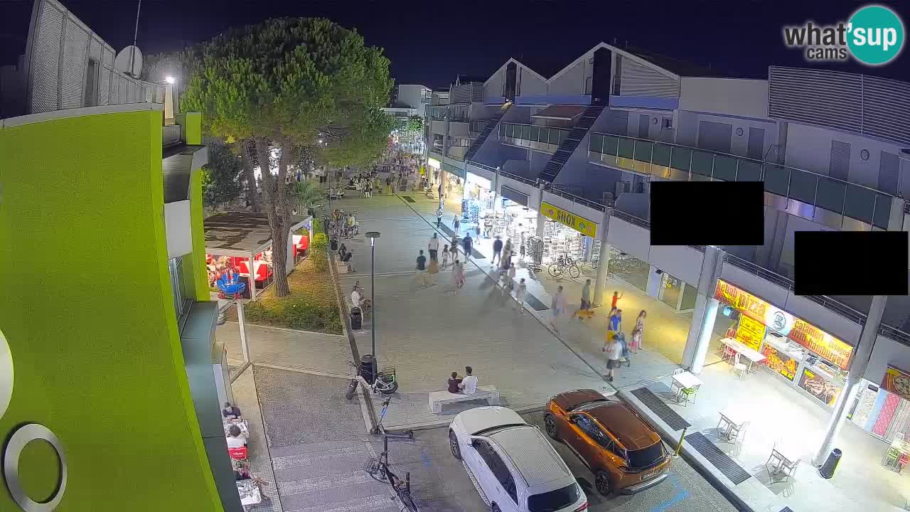 Webcam Bibione Einkaufsstraße – Liveblick