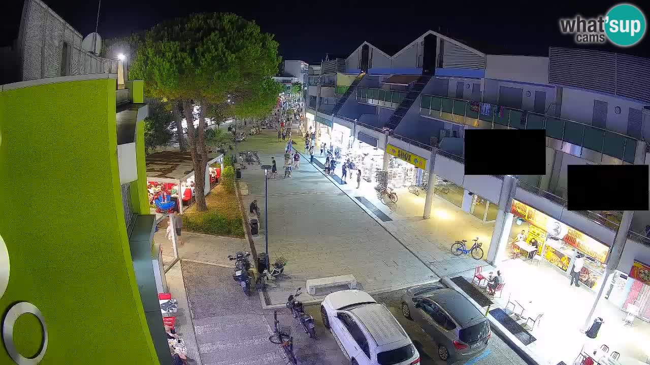 Web kamera Bibione – Trgovačka ulica uživo