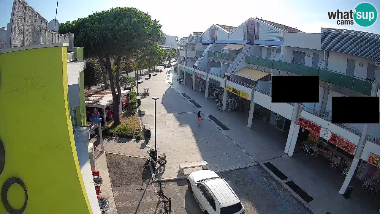 Web kamera Bibione – Trgovačka ulica uživo