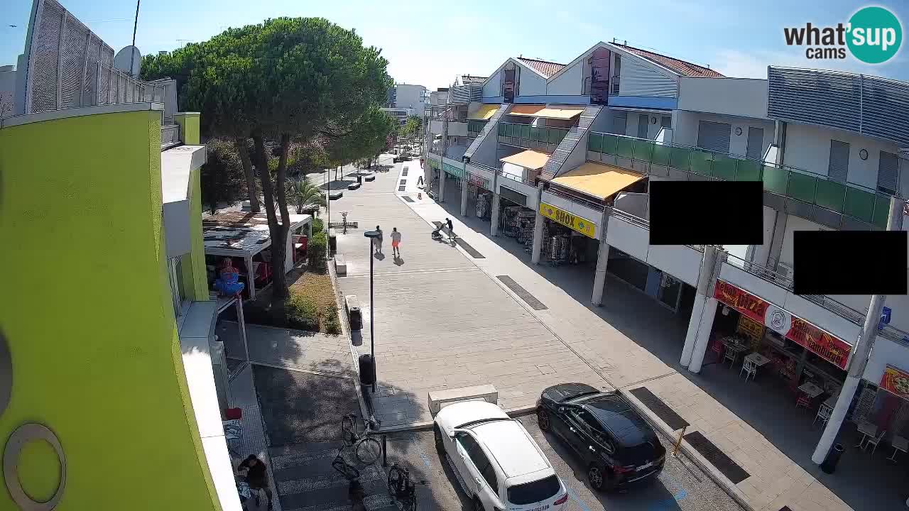 Web kamera Bibione – Trgovačka ulica uživo