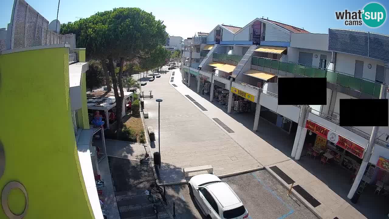 Webcam Rue Commerçante de Bibione – Vue en direct