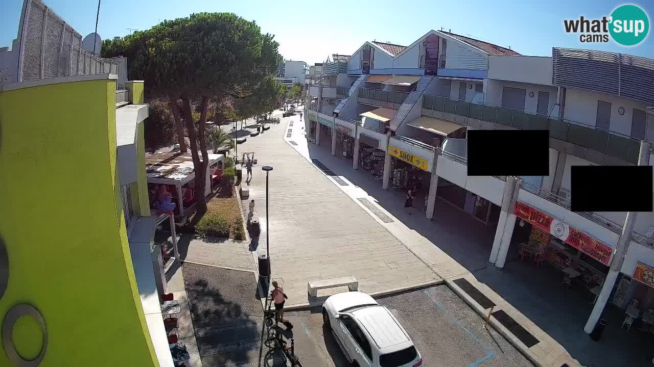 Webcam Rue Commerçante de Bibione – Vue en direct