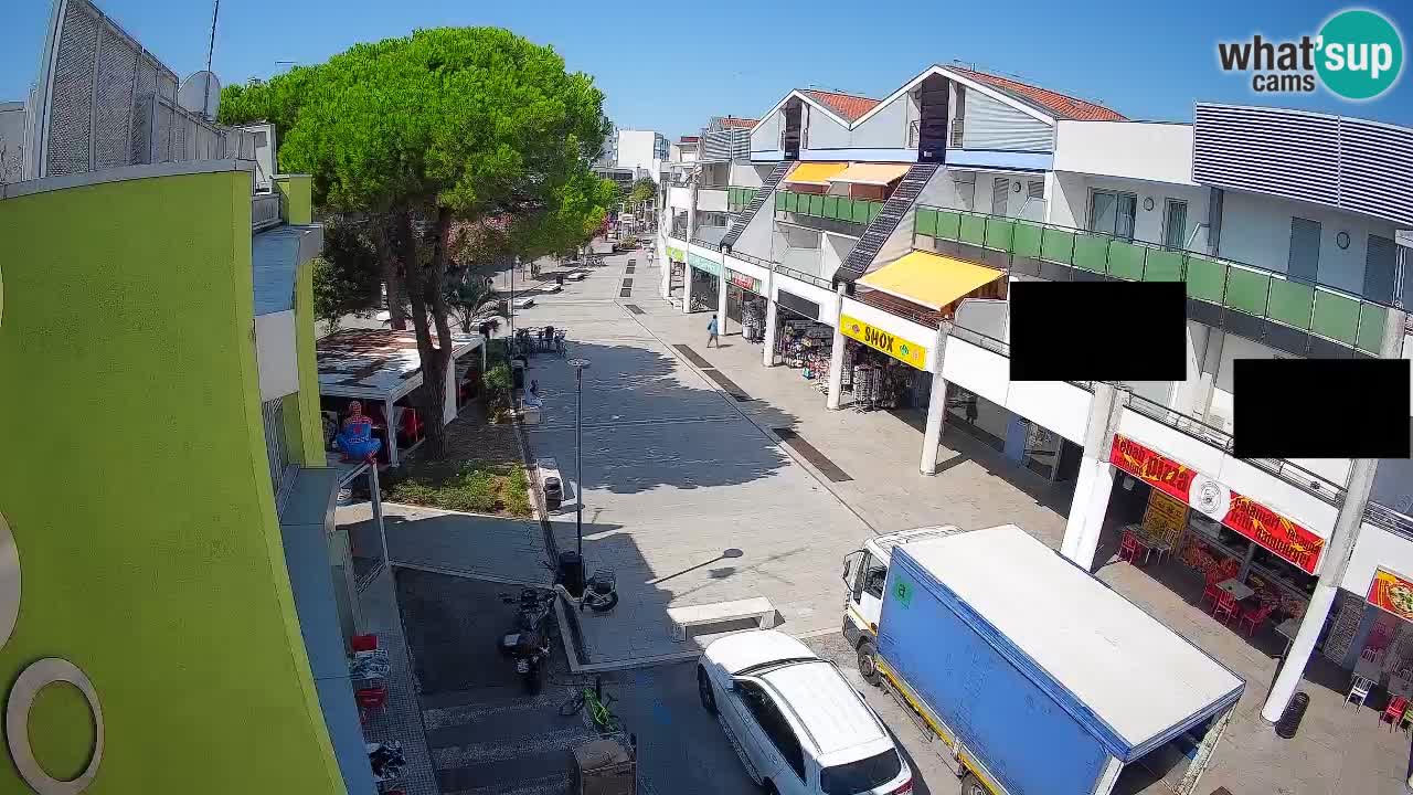 Webcam Bibione Einkaufsstraße – Liveblick