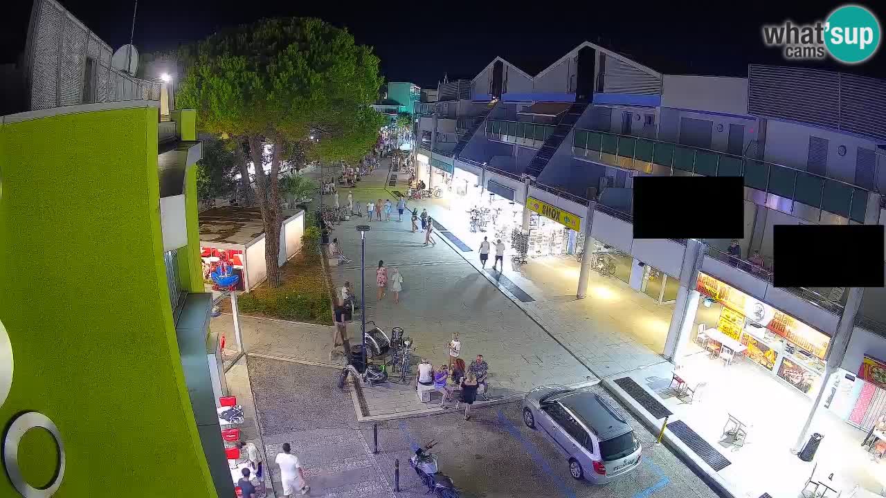 Webcam Bibione Einkaufsstraße – Liveblick