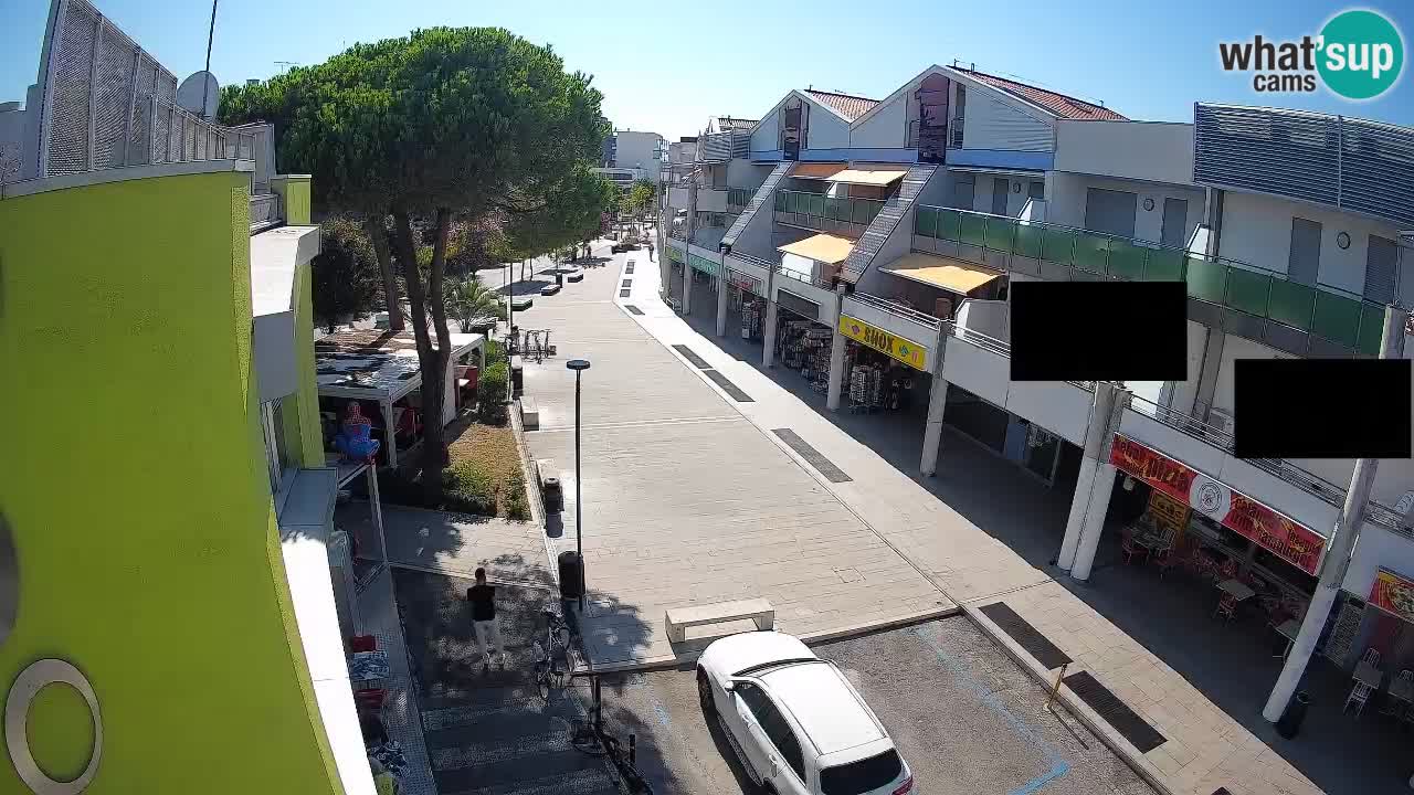 Webcam Bibione Einkaufsstraße – Liveblick
