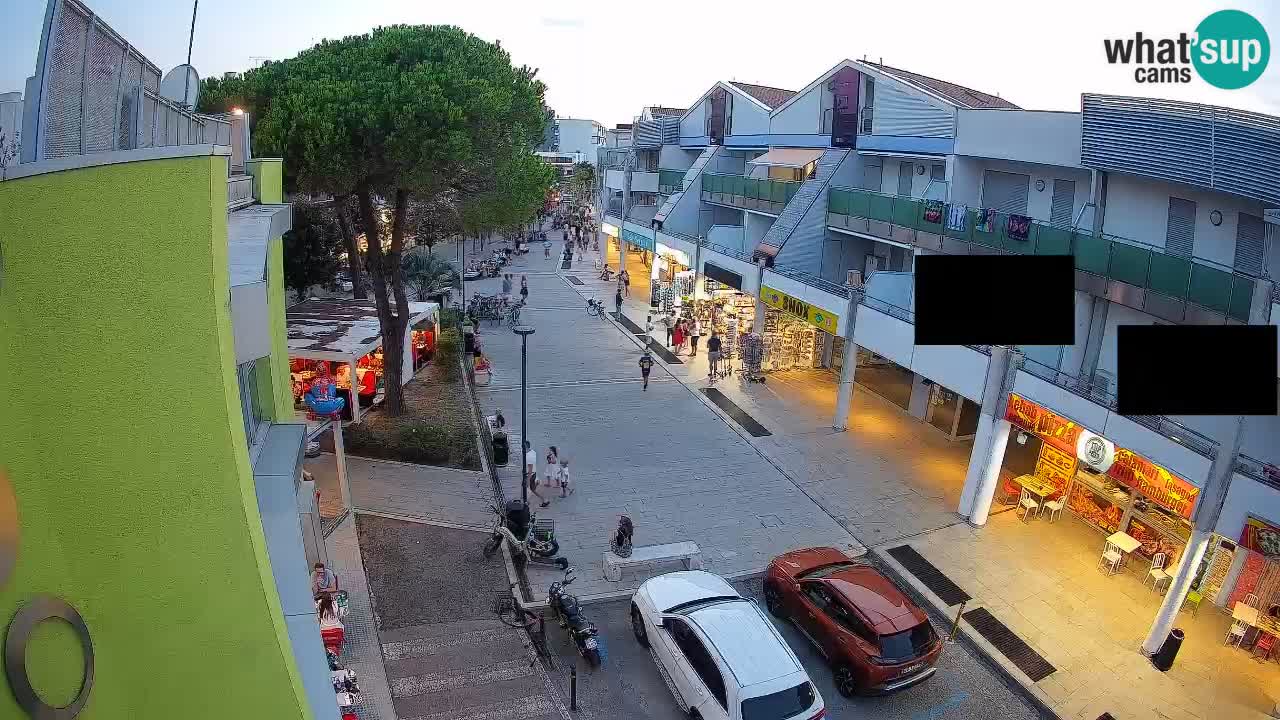 Webcam Calle Comercial de Bibione – En Directo