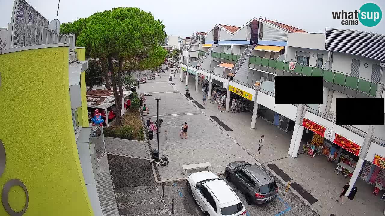 Web kamera Bibione – Trgovačka ulica uživo