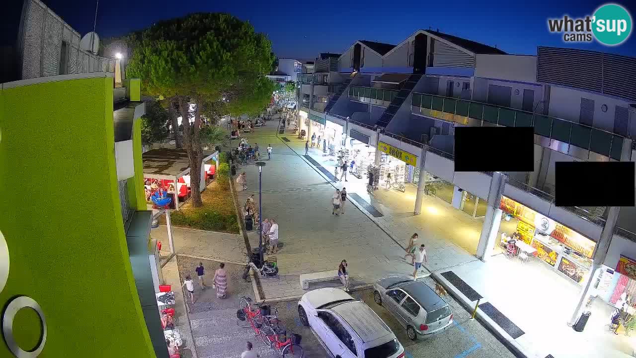 Web kamera Bibione – Trgovačka ulica uživo