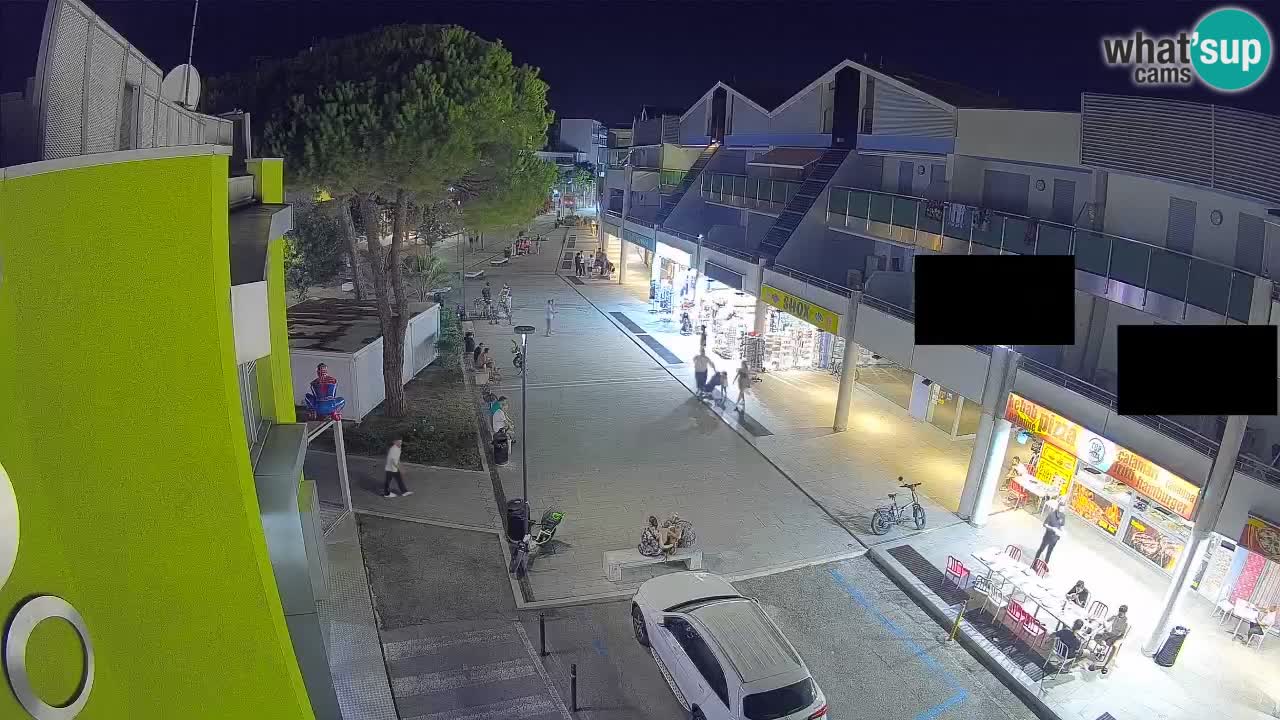 Webcam Bibione Einkaufsstraße – Liveblick