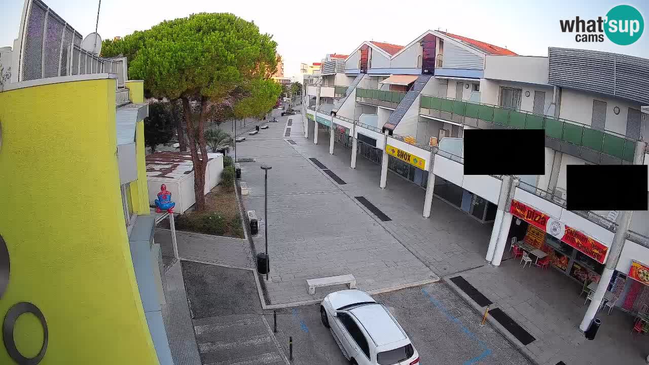 Webcam Bibione Einkaufsstraße – Liveblick