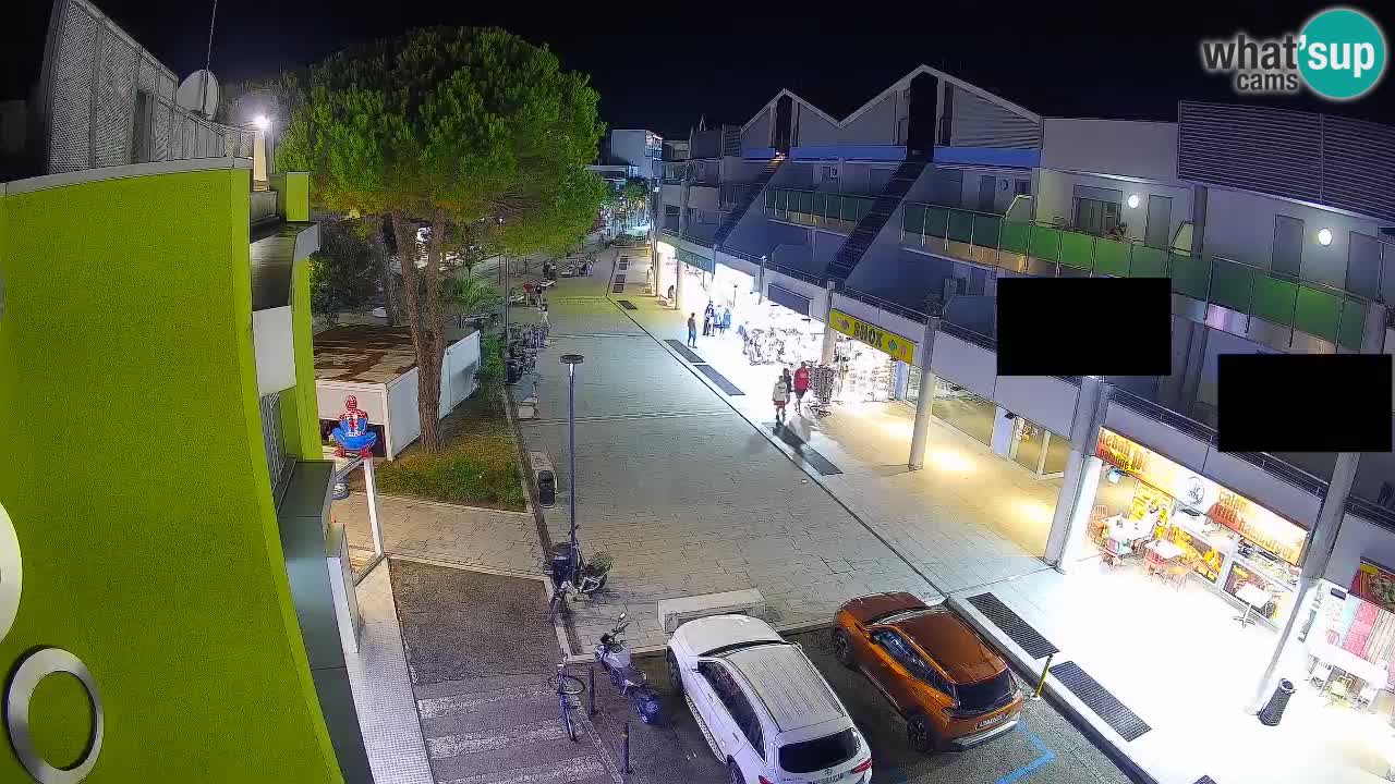 Webcam Bibione Einkaufsstraße – Liveblick