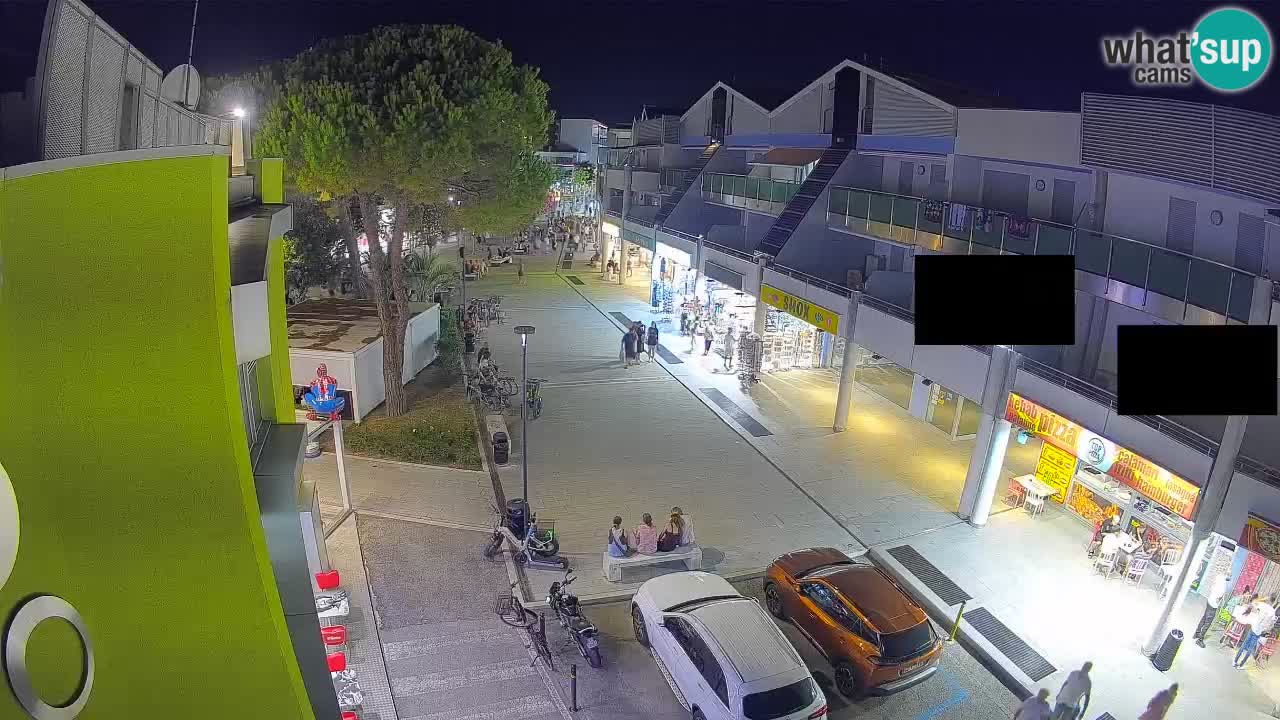 Webcam Bibione Einkaufsstraße – Liveblick