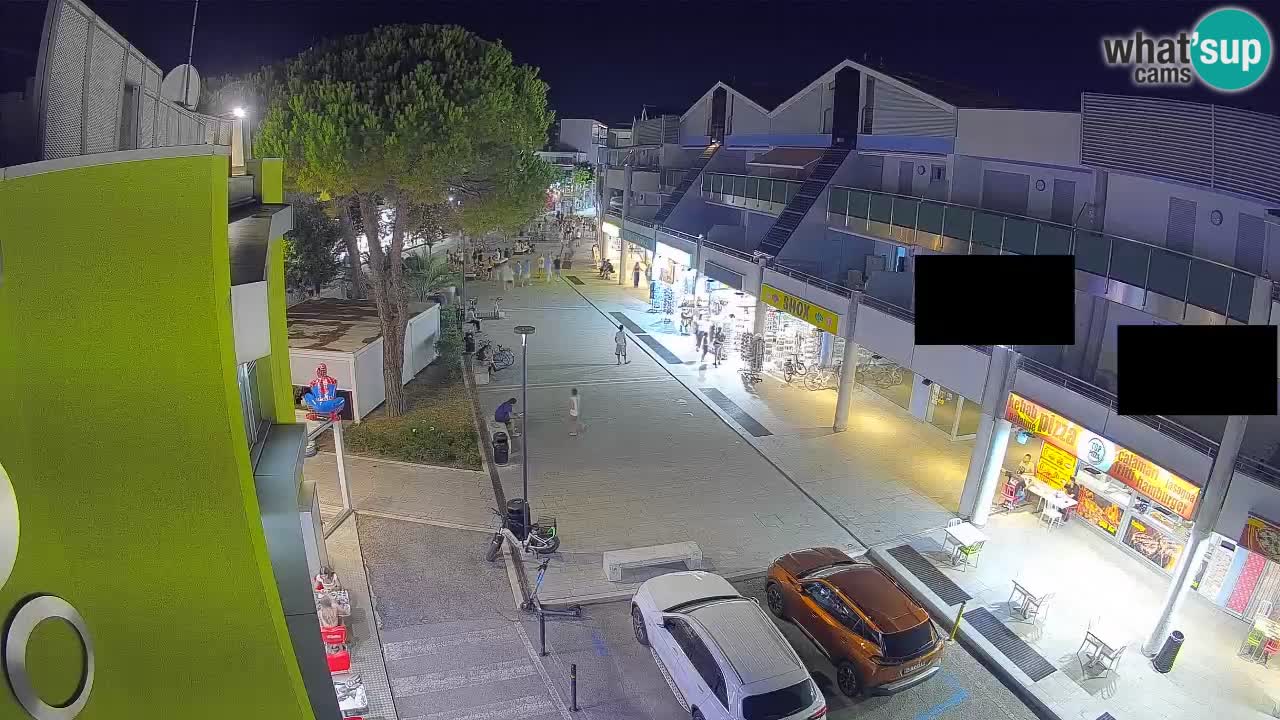 Webcam Rue Commerçante de Bibione – Vue en direct