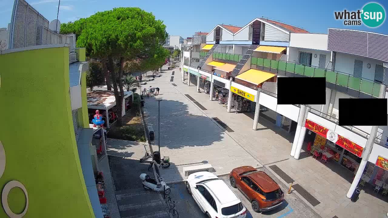Webcam Rue Commerçante de Bibione – Vue en direct