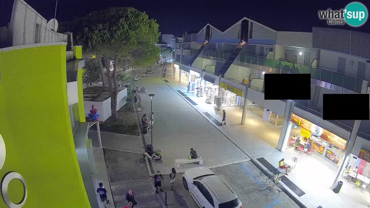 Webcam Bibione Einkaufsstraße – Liveblick