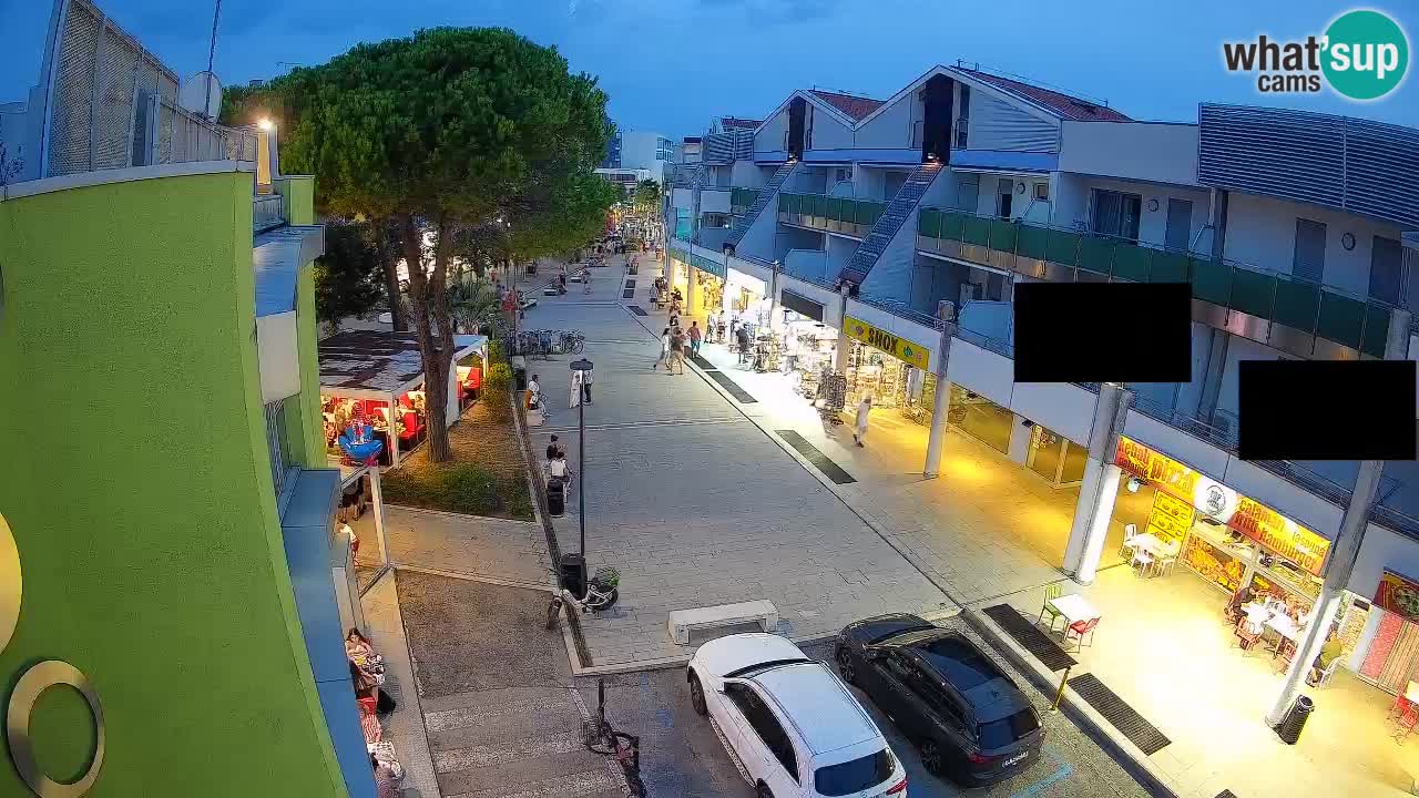 Webcam Bibione Einkaufsstraße – Liveblick