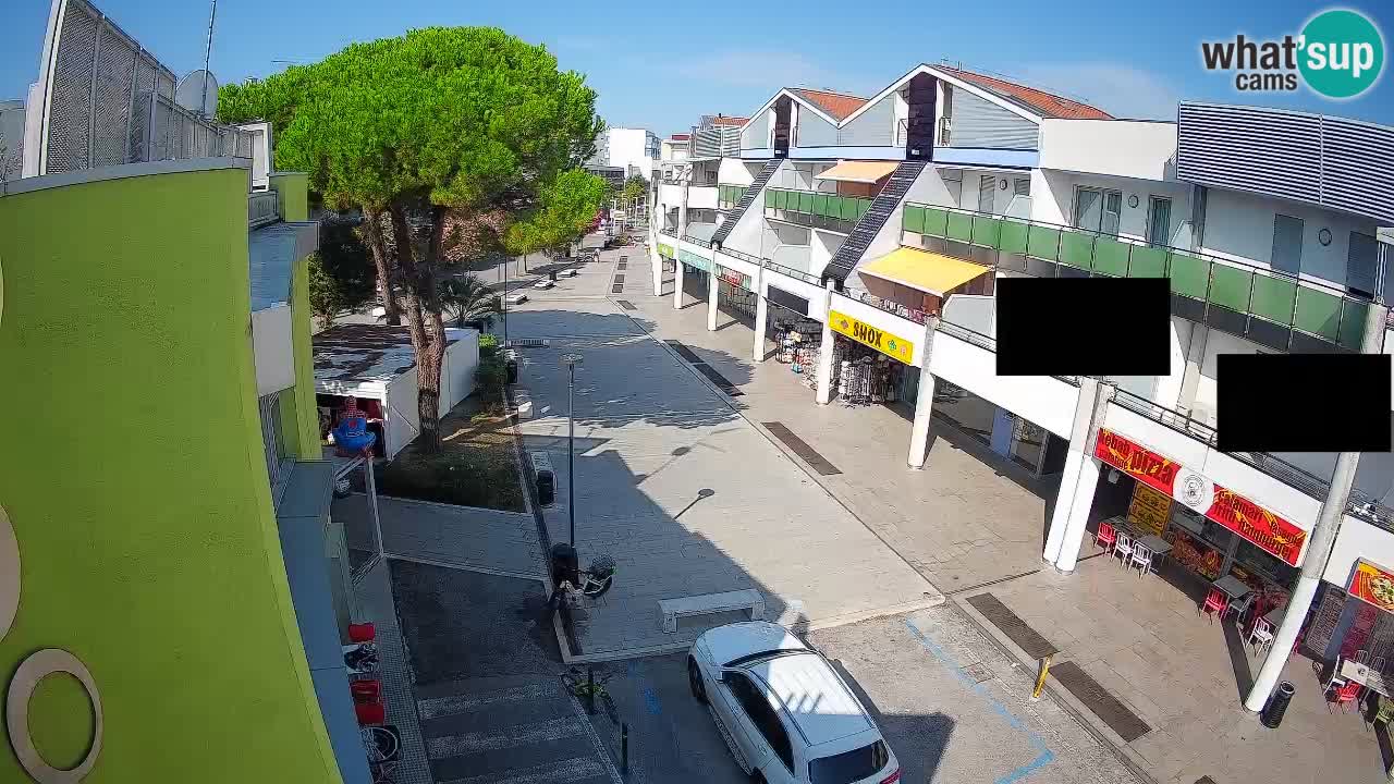 Webcam Bibione Einkaufsstraße – Liveblick