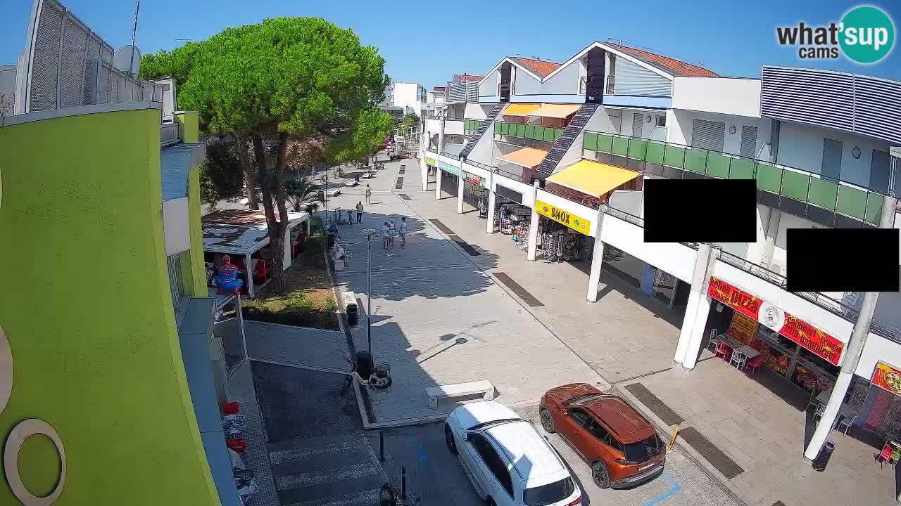 Webcam Bibione Einkaufsstraße – Liveblick