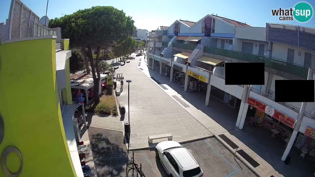 Webcam Bibione Einkaufsstraße – Liveblick