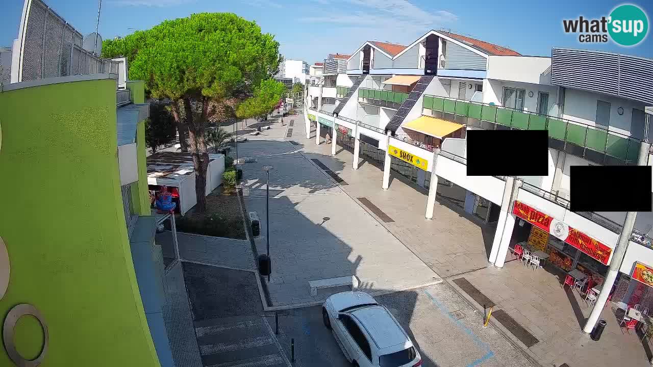 Webcam Bibione Einkaufsstraße – Liveblick