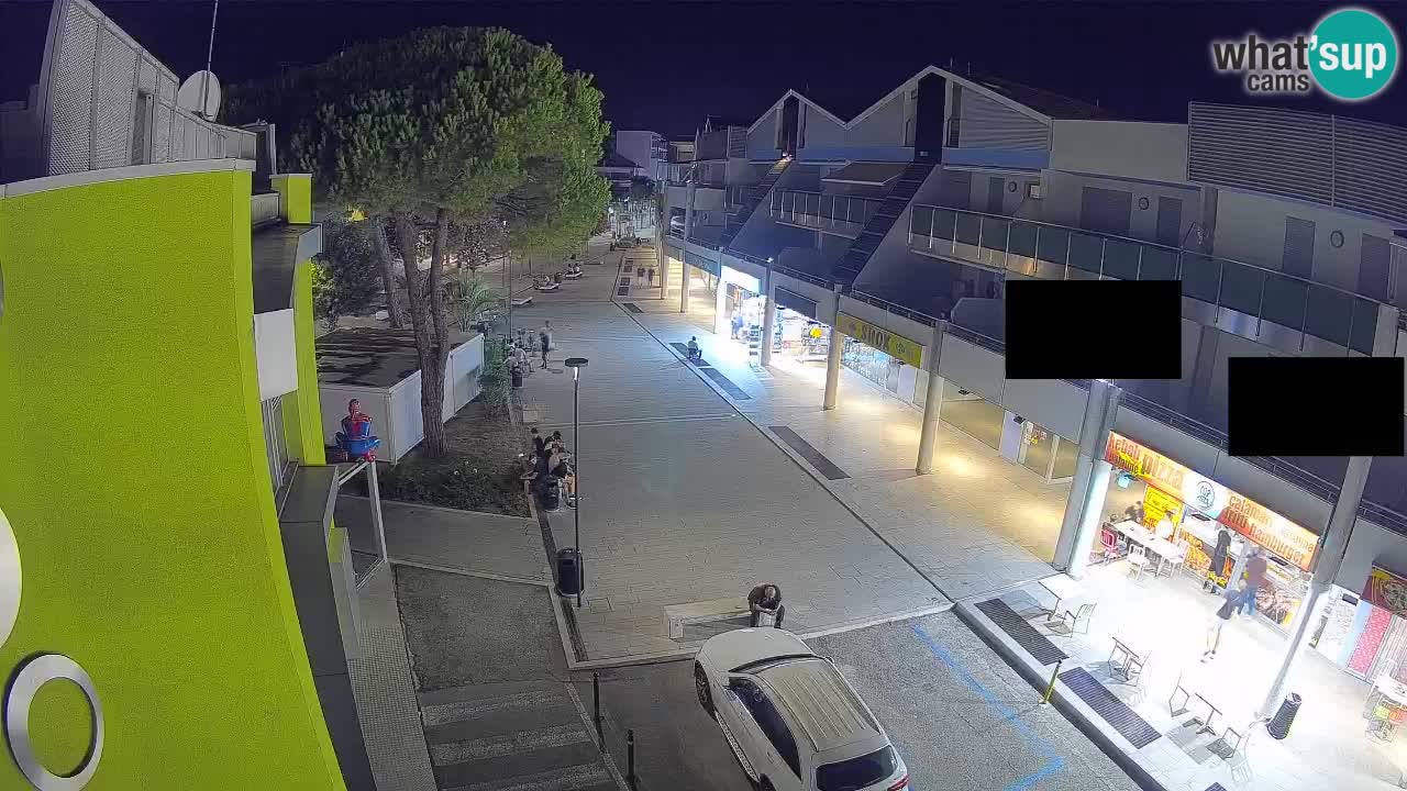 Web kamera Bibione – Trgovačka ulica uživo