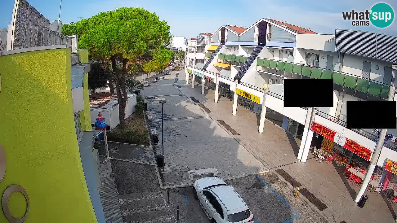 Webcam Bibione Einkaufsstraße – Liveblick