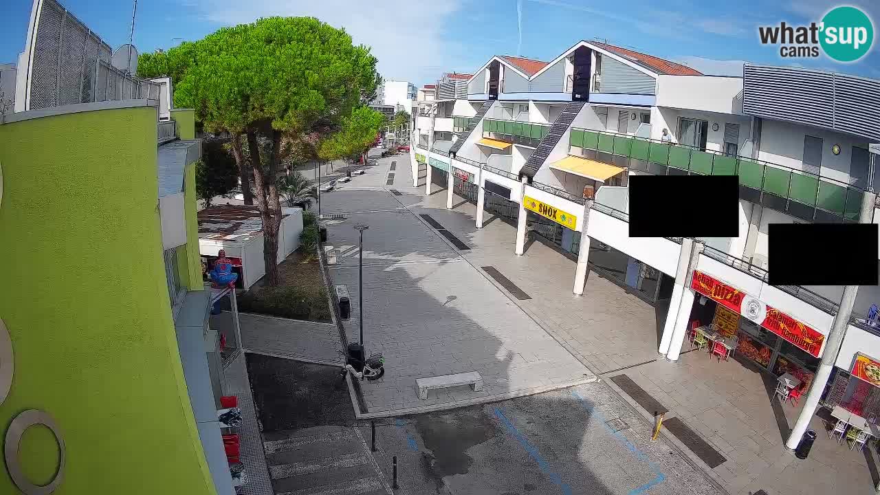 Webcam Bibione Einkaufsstraße – Liveblick