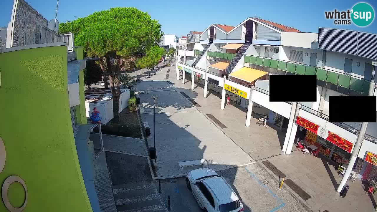 Webcam Bibione Einkaufsstraße – Liveblick
