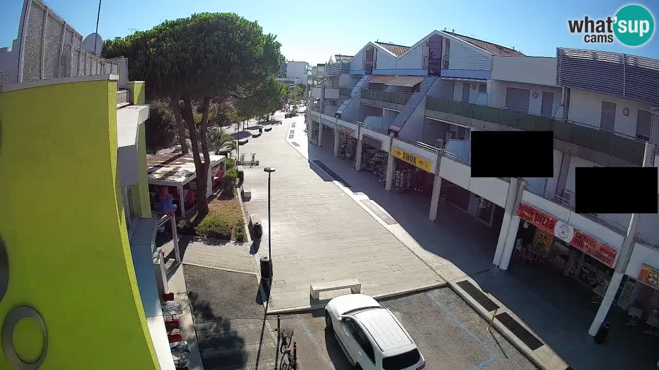 Webcam Rue Commerçante de Bibione – Vue en direct