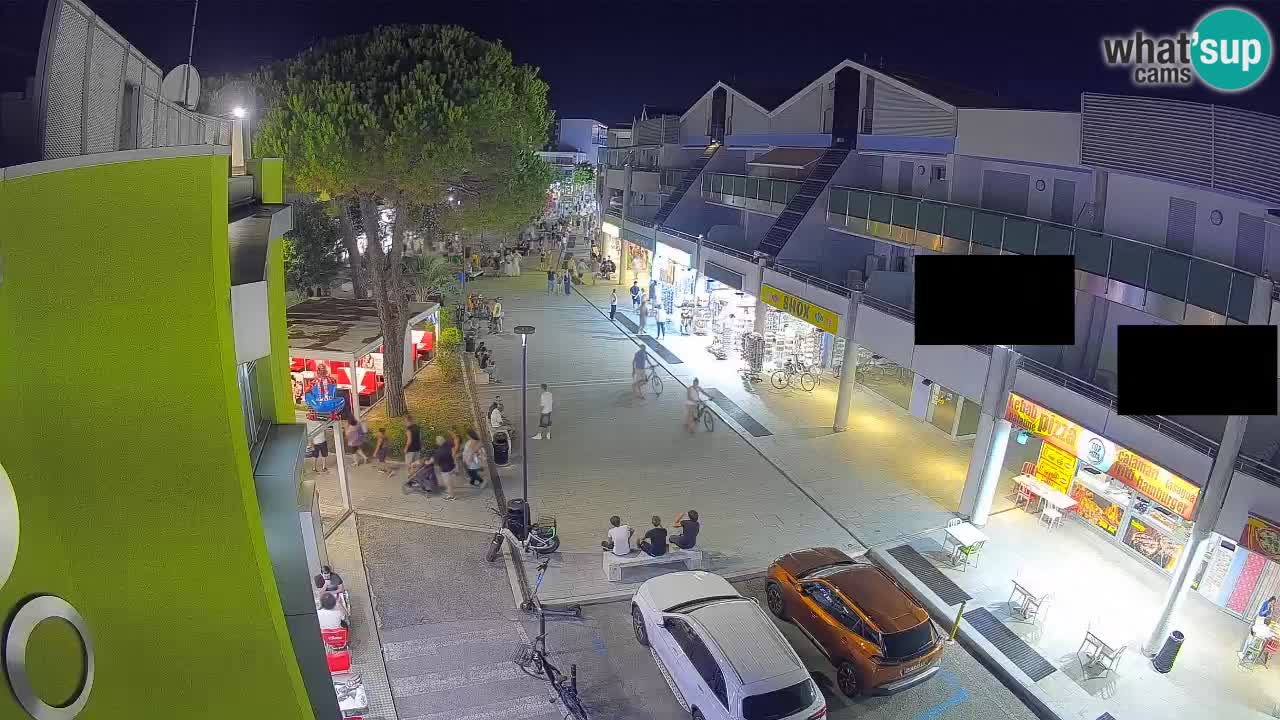 Webcam Bibione Einkaufsstraße – Liveblick