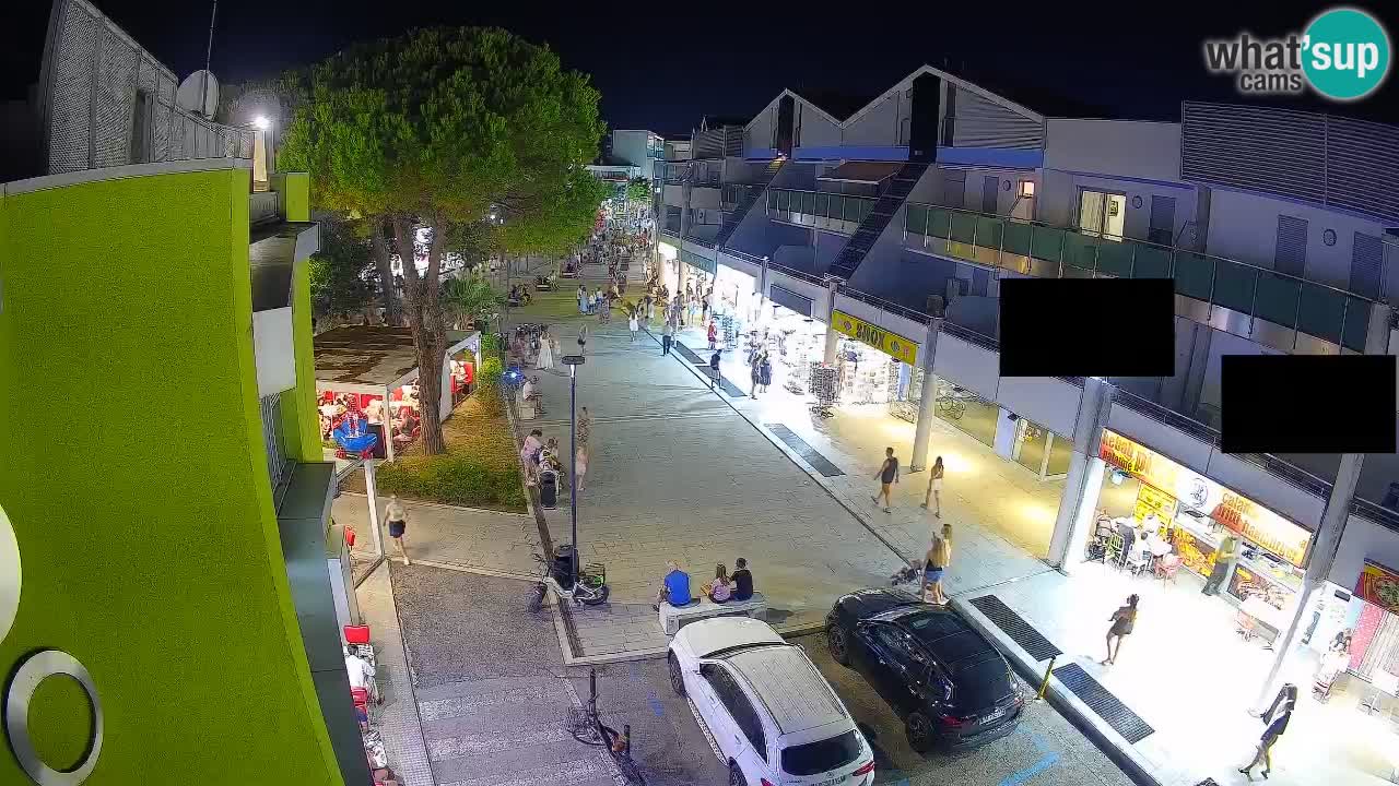 Webcam Bibione Einkaufsstraße – Liveblick