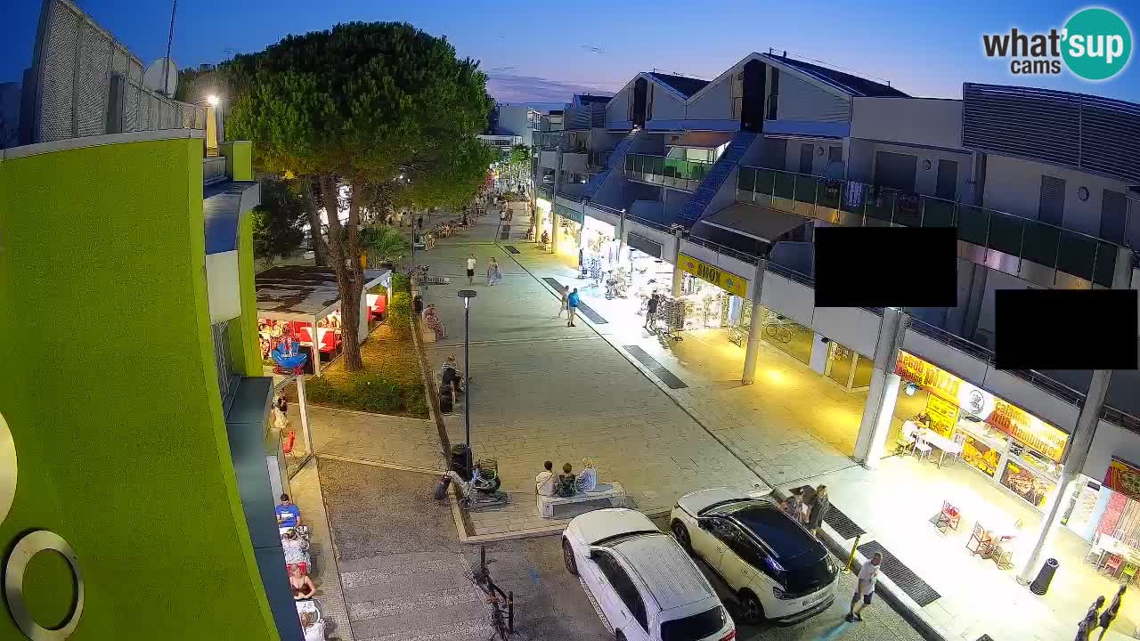 Web kamera Bibione – Trgovačka ulica uživo