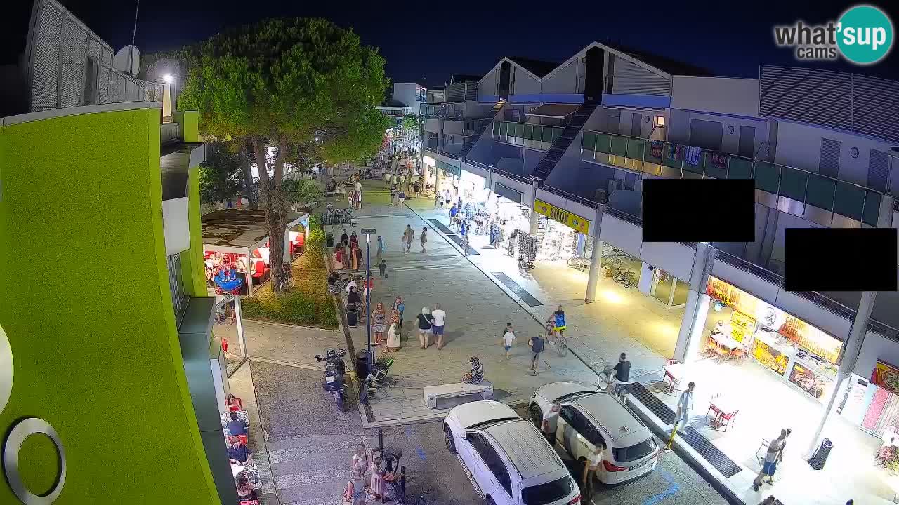 Webcam Bibione Einkaufsstraße – Liveblick