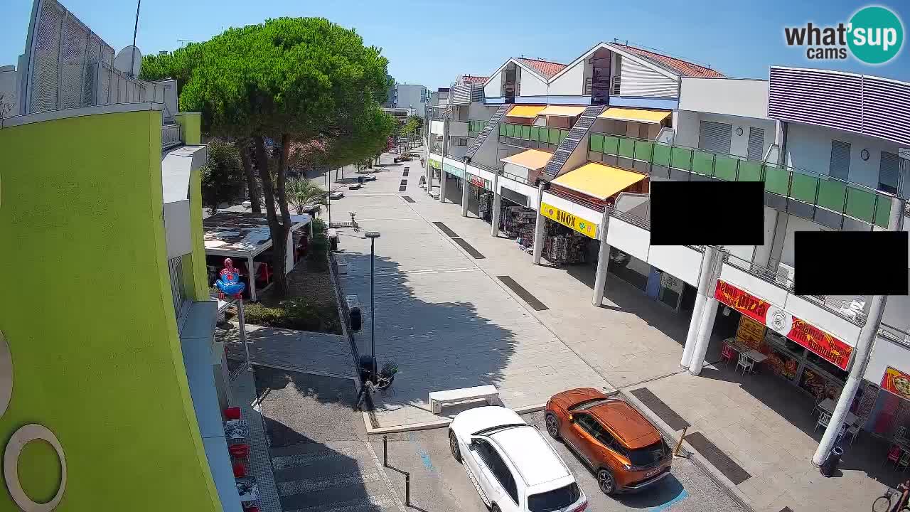 Webcam Bibione Einkaufsstraße – Liveblick
