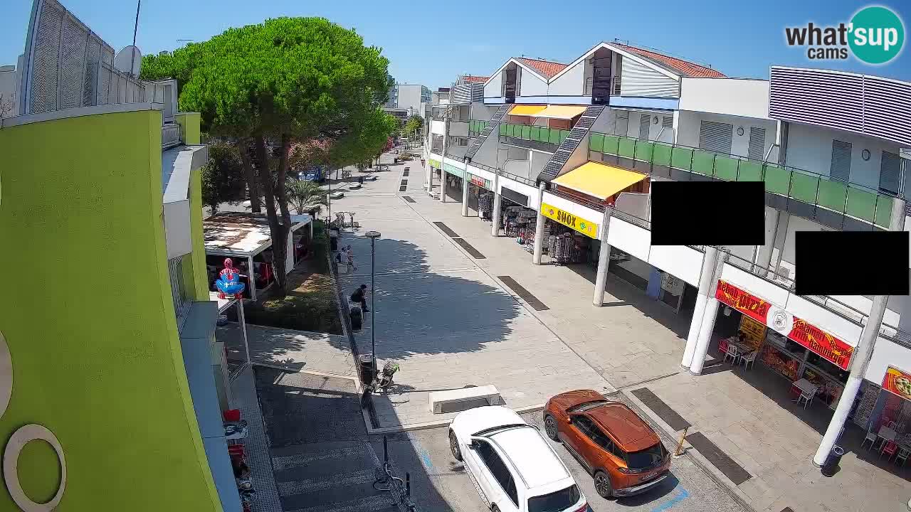 Webcam Rue Commerçante de Bibione – Vue en direct
