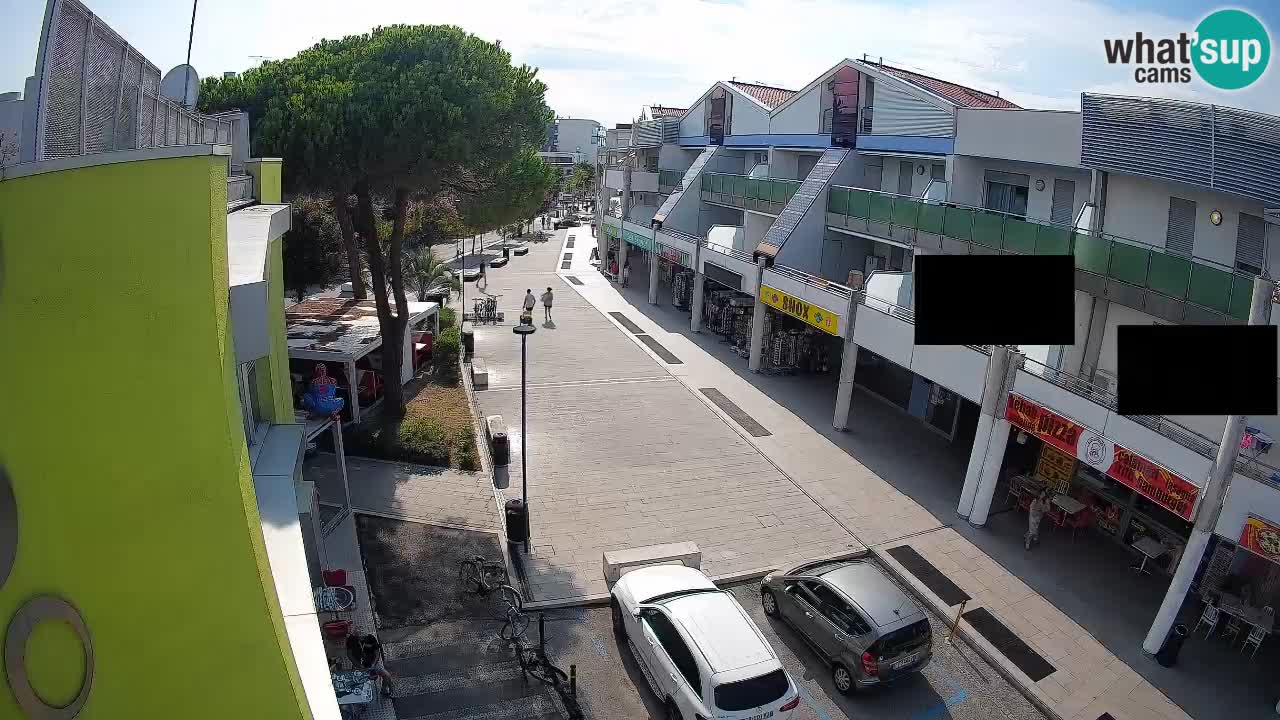 Webcam Rue Commerçante de Bibione – Vue en direct