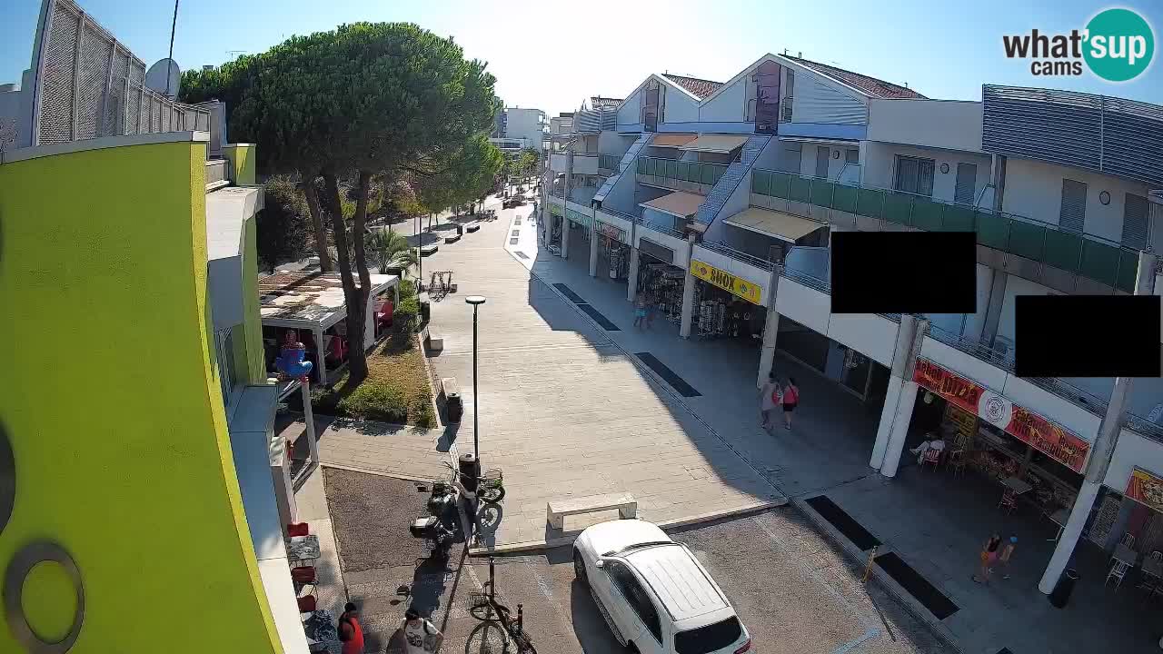 Webcam Bibione Einkaufsstraße – Liveblick