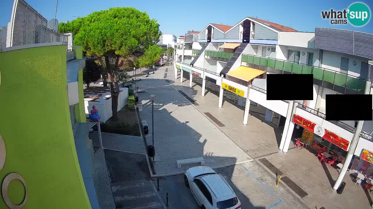 Webcam Bibione Einkaufsstraße – Liveblick