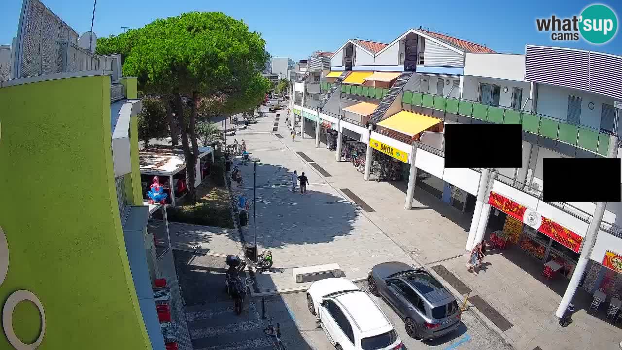 Web kamera Bibione – Trgovačka ulica uživo