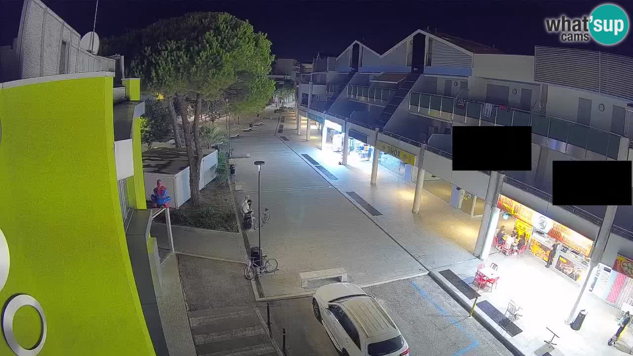 Webcam Bibione Einkaufsstraße – Liveblick