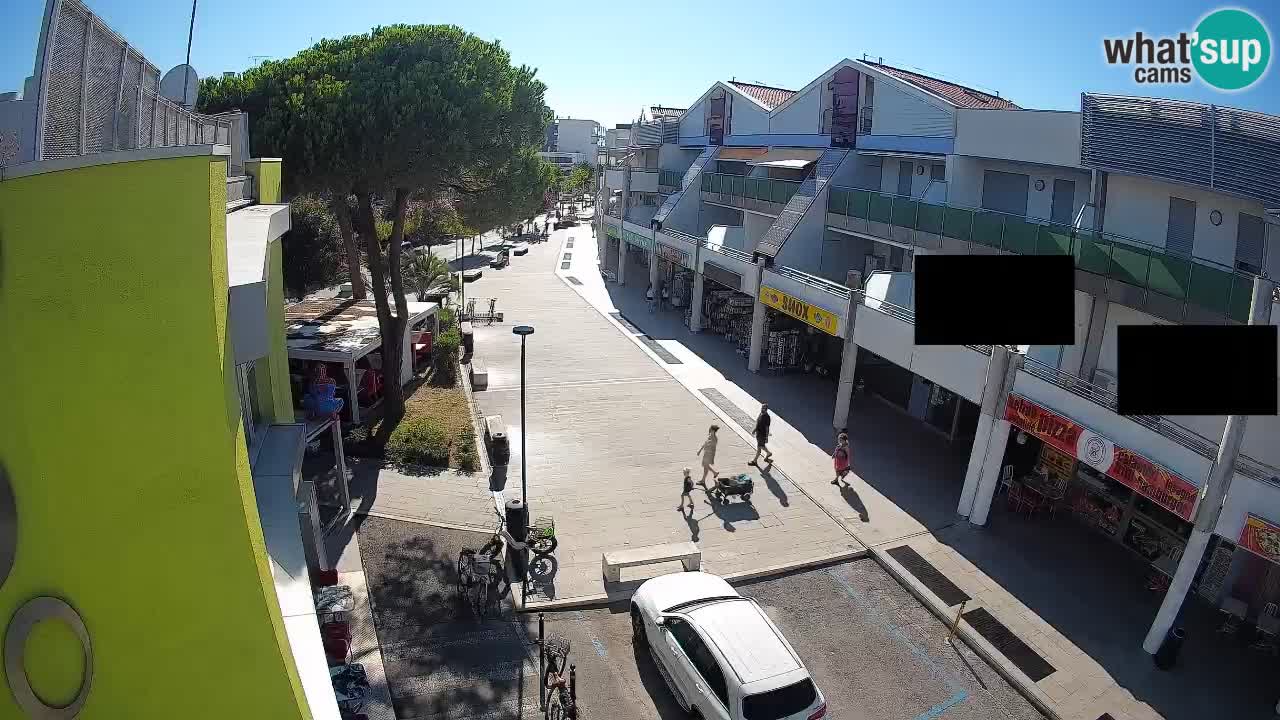 Webcam Rue Commerçante de Bibione – Vue en direct